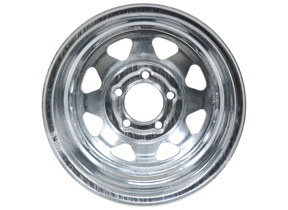 14X6 Americana Tire and Wheel 20354 Trailer Wheel Galvanized - 5 x 4.50 Inch Bolt Pattern - Young Farts RV Parts