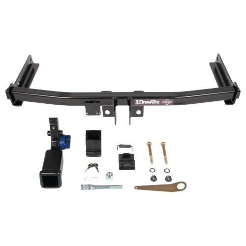 Draw Tite® • 76918 • Hidden Hitch® • Trailer Hitch Class III • Class III 2" (350 Lbs lbs GTW/3500 Lbs lbs TW) • Audi Q3 19-22 / Volkswagen Tiguan 18-22