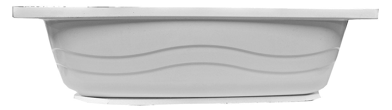 Duo-Form Plastics Left Hand Drain Bathtub - 244060221