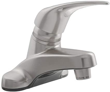 Dura Faucet DF-PL100-SN - Single Lever RV Lavatory Faucet, Satin Nickel