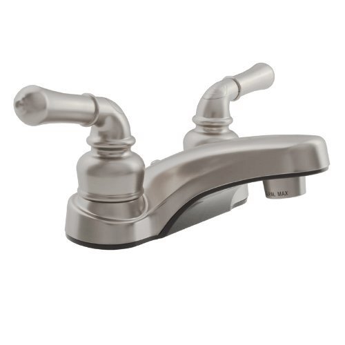 Dura Faucet DF - PL700C - SN - Dura Classical RV Lavatory Faucet - Brushed Satin Nickel - Young Farts RV Parts