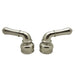 Dura Faucet DF-RKC-SN - Dura Classical Lever Handles - Plated Plastic - Brushed Satin Nickel - Young Farts RV Parts