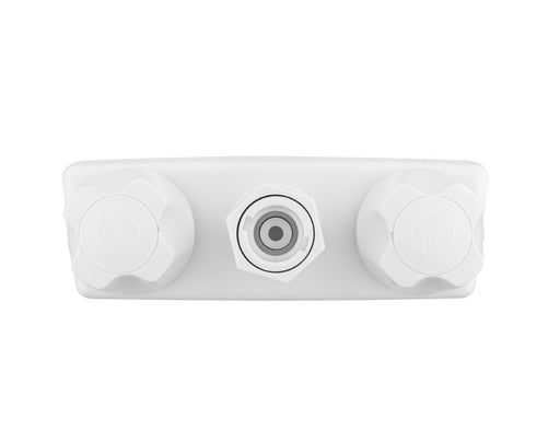 Dura Faucet DF - SA180 - WT Exterior Shower Quick Connect Faucet, White - Young Farts RV Parts