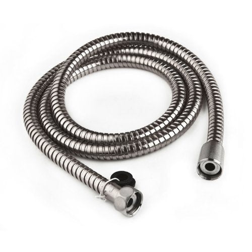 Dura Faucet DF - SA200 - SN - Dura 60" Stainless Steel RV Shower Hose - Brushed Satin Nickel - Young Farts RV Parts