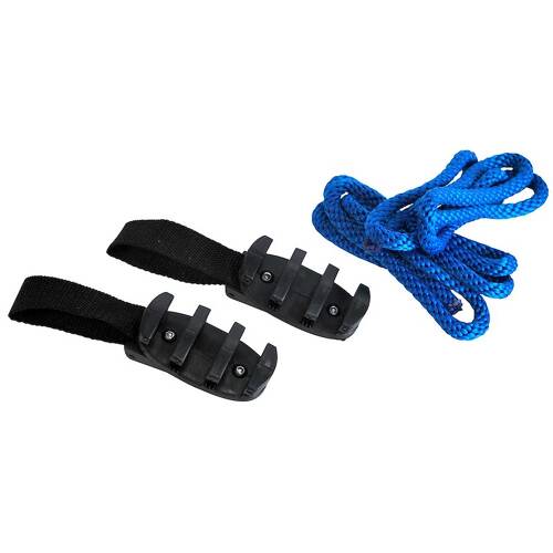Attwood Marine Boat Fender Hanger - Zig-Zag Teeth - With 4' Fender Lines - Set Of 2; Clamshell - 11952-7