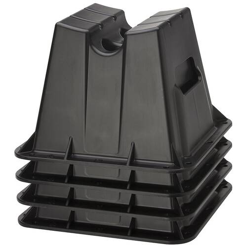 Attwood Marine Pontoon Boat Storage Block - Holds Up To 4000 Pounds; Set Of 4 - 11401-4
