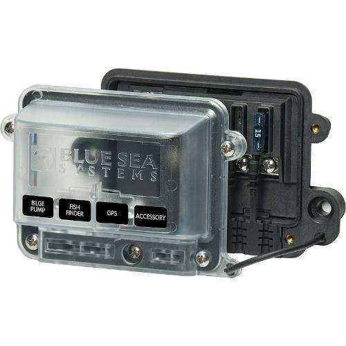 BLUE SEA ST Blade Fuse Block - 32 Volt DC/80 Amps - 5056-BSS