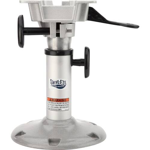 Attwood Marine Boat Seat Pedestal - Adjustable Height Bell Pedestal; With Seat Mount - 2385400