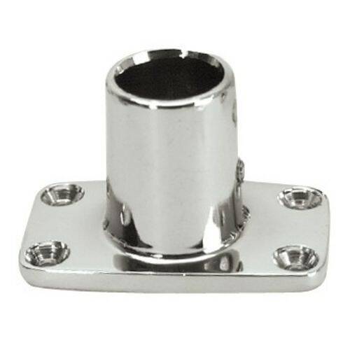 WHITECAP Boat Rail Fitting - Rectangular Base; 90 Degree Angle - S-1466C