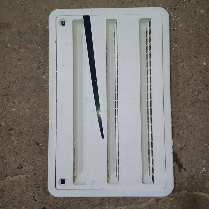 Used DOMETIC 3109350.011 - Air Intake Side Refrigerator Vent- HAS FRAME