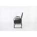 El Capitan Directors Chair Chrome Black - Young Farts RV Parts