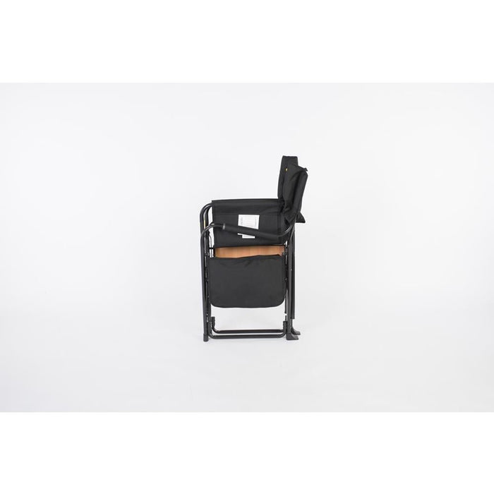 El Capitan Directors Chair Chrome Black - Young Farts RV Parts