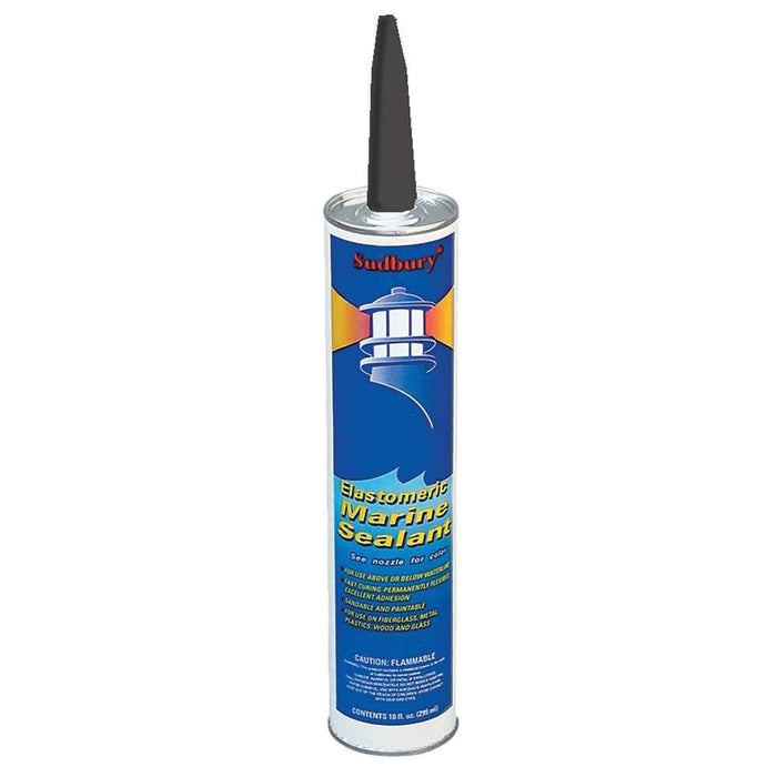 Elastomeric Marine Sealant - 10oz Cartridge - Black - Young Farts RV Parts