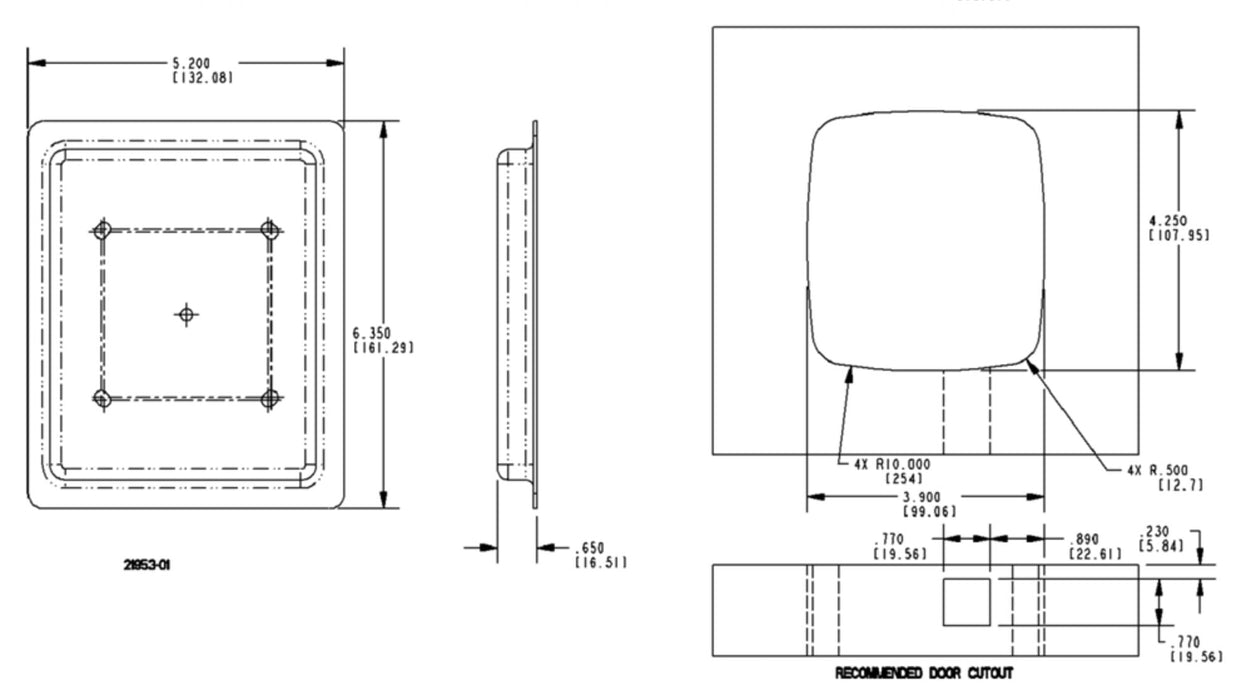 RV Designer T511 Baggage Door Lock