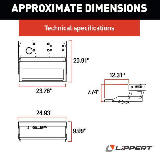Entry Step Lippert Components 3747453 - Young Farts RV Parts