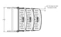 Entry Step Stromberg Carlson SMFP - 3200L - Young Farts RV Parts