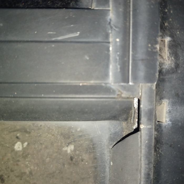 Used Young Farts RV Parts Black Radius Louvered Window : 23.5" x 14 3/8" x 2"