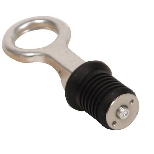 WHITECAP Boat Drain Plug - Marine Series - Bailer - 1" Diameter; Aluminum - S-0205C