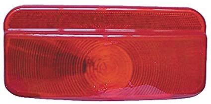 Fasteners Unlimited 89-187 - Red Replacement Lens for Compact Tail Light - Young Farts RV Parts