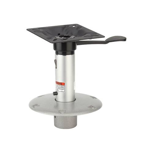 Attwood Marine Boat Seat Pedestal - With Swivel Seat Mount/ Removable Extension Post And Base - 23815-7