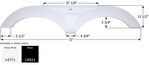 Fender Skirt Tandem Key - Young Farts RV Parts