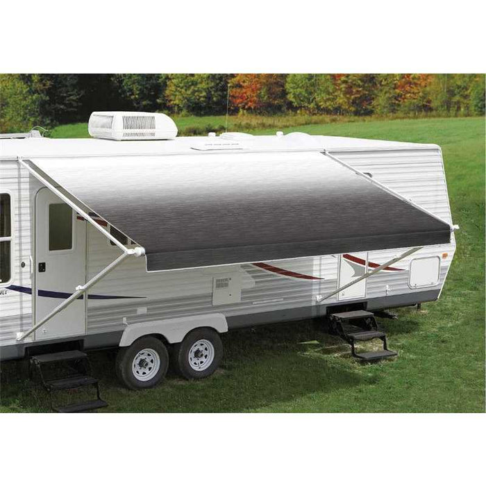 Fiesta Springload Awning Roller/Fabric Black Fade 20' - Young Farts RV Parts