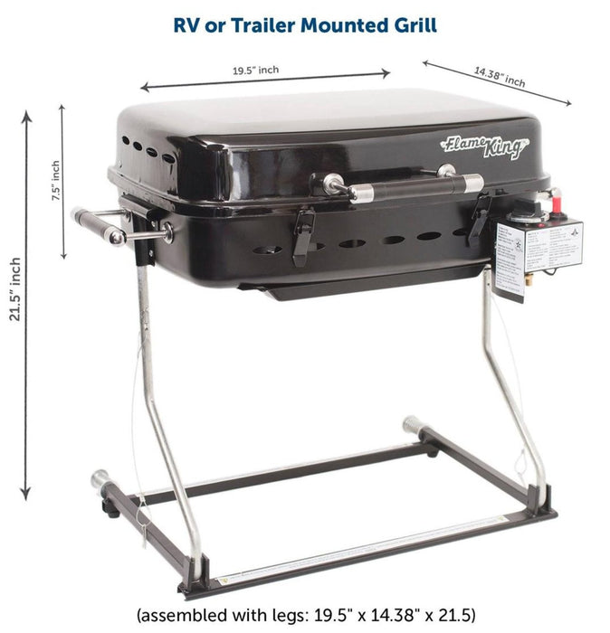 Flame King YSNHT500 Barbeque Grill - 12,000 BTU