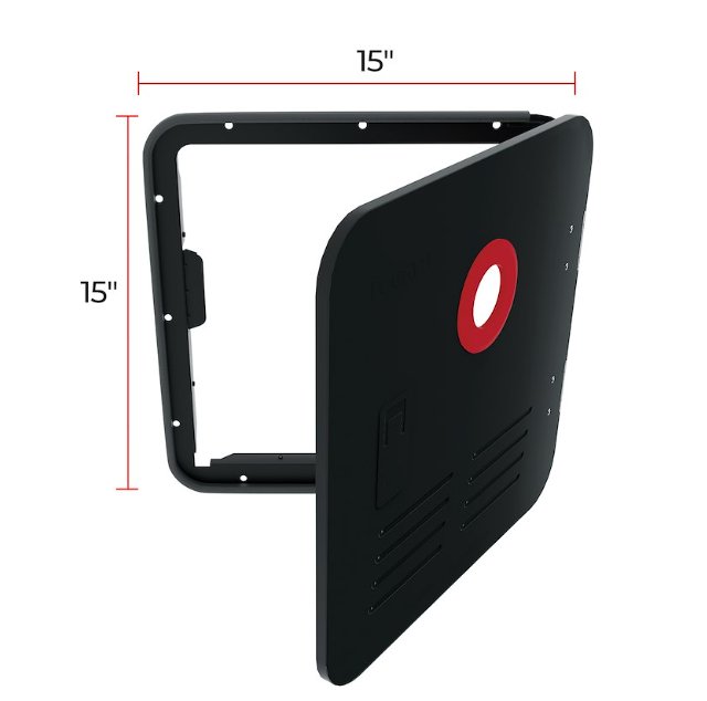 Fogatti FSBD-1515/BLACK Water Heater Access Door (For InstaShower6/8 Plus/8 Pro), Black