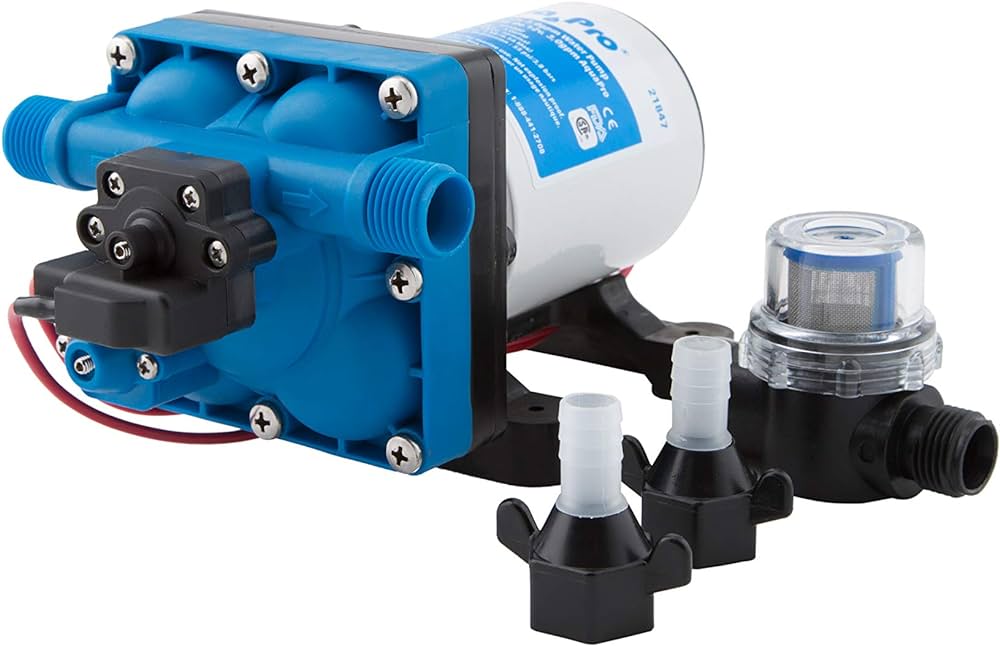 Aqua Pro 21847 12V Fresh Water Pump 3 GPM 55 psi