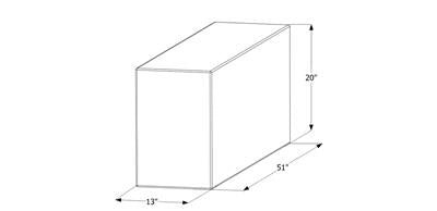 Icon 12716 Fresh Water Tank, 54 Gal