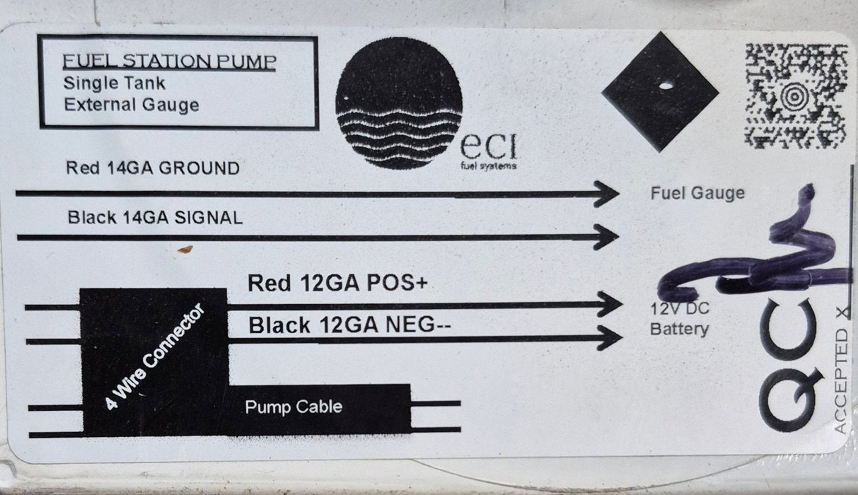Fuel Station Pump Control Panel - Single - w/ Keystone Logo - Young Farts RV Parts
