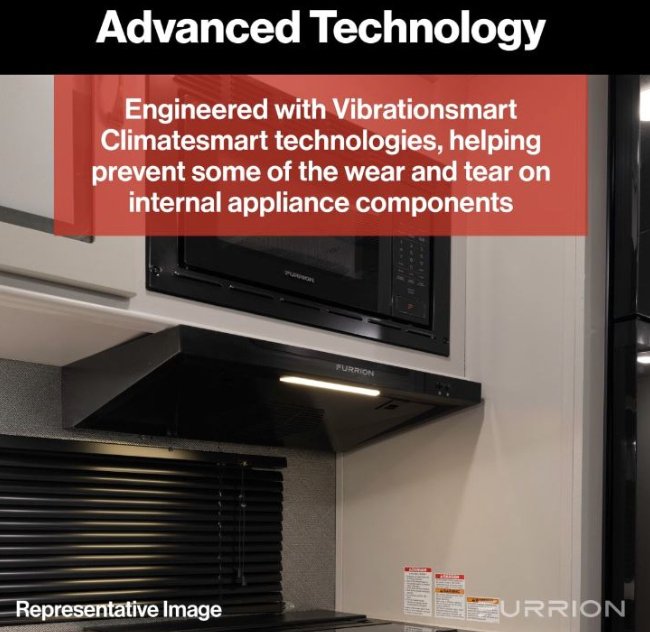 Furrion FHO23SACR-BL Greystone Ducted Stove Vent Hood