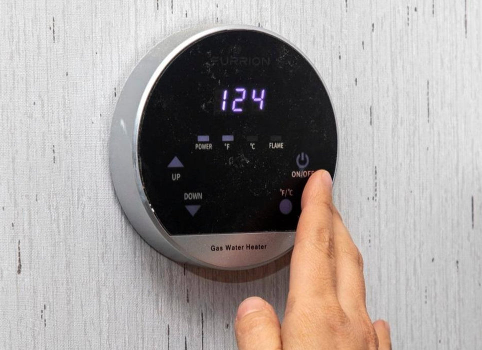 Furrion FWH09AFA-AM Tankless/On Demand LP/DSI Water Heater, 2.4 GPM