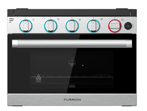 Furrion LLC FGR21G3A1 - SG Stainless Steel Range - 20 - 1/8"W x 20 - 1/16"H x 17 - 3/4"D - Young Farts RV Parts