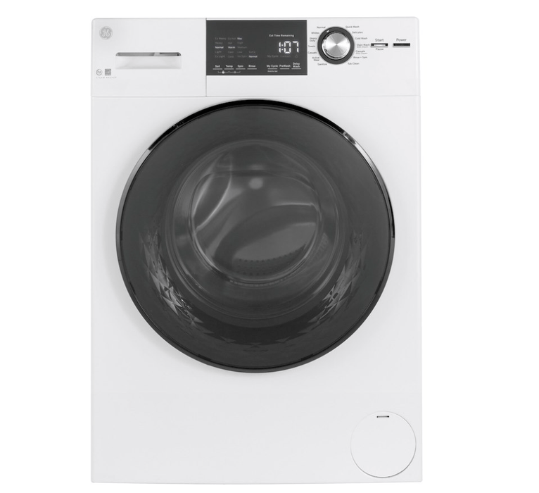 GE Appliances GFW148SSMWW GE Spacemaker Front Load Clothes Washer
