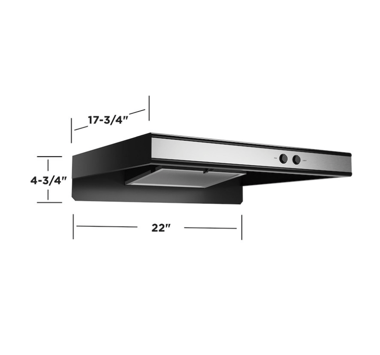 GE Appliances JVXR22SPSS Ducted Stove Vent Hood