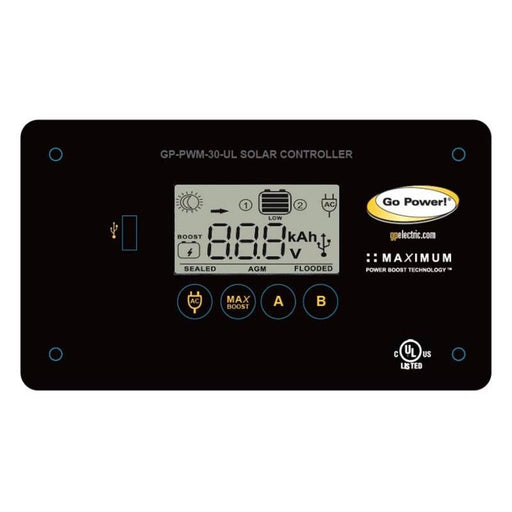 GP - PWM - 25 25 Amp Pulse with Modulated Digital Solar Regulator - Young Farts RV Parts