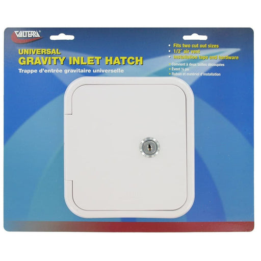 Gravity Water Hatch White - Young Farts RV Parts