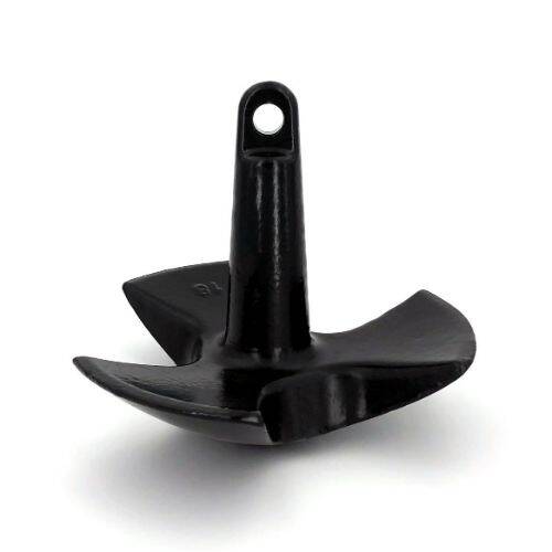 GREENFIELD Boat Anchor River Tri - Fluke Style - Holds Up To 14 F Length Boat - 512 - E - UPC - Young Farts RV Parts