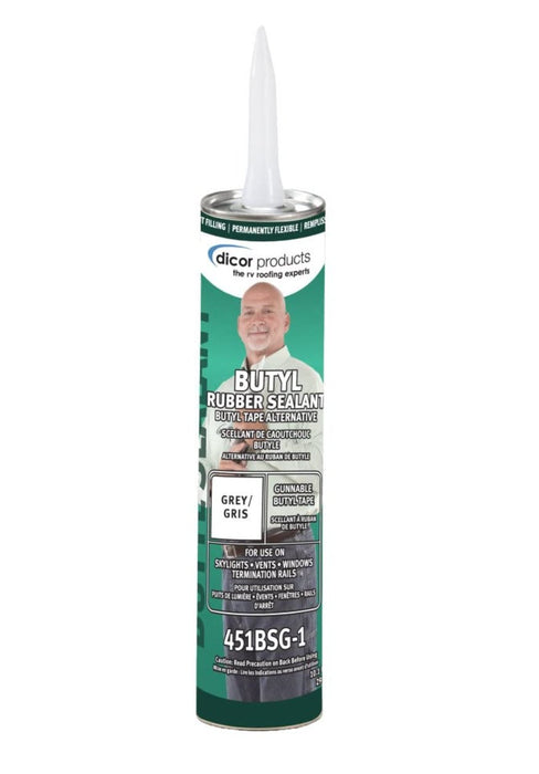 Dicor Corp. 451BSG-1 Gunable Butyl Sealant - Gray