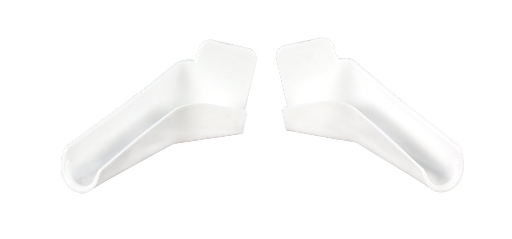 JR Products 655-PW-A Gutter spouts white