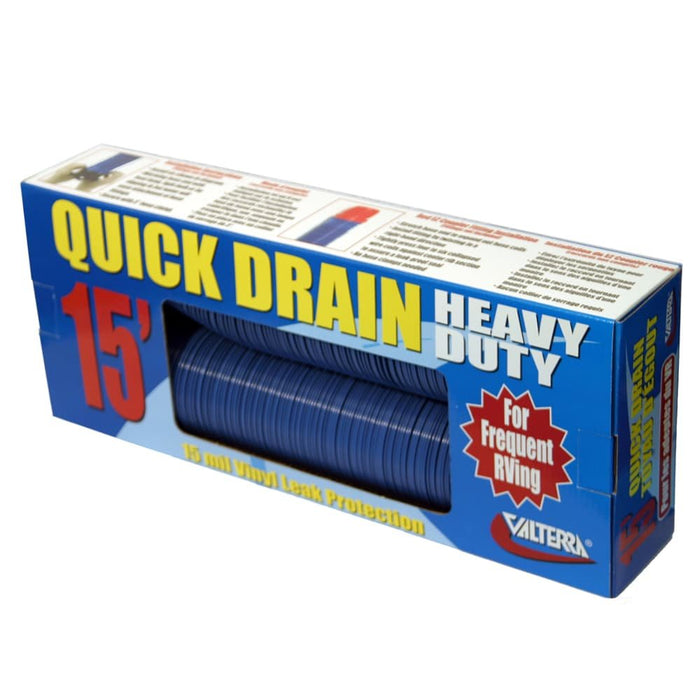Heavy Duty Quick Drain Hose 3 X 15' - Young Farts RV Parts