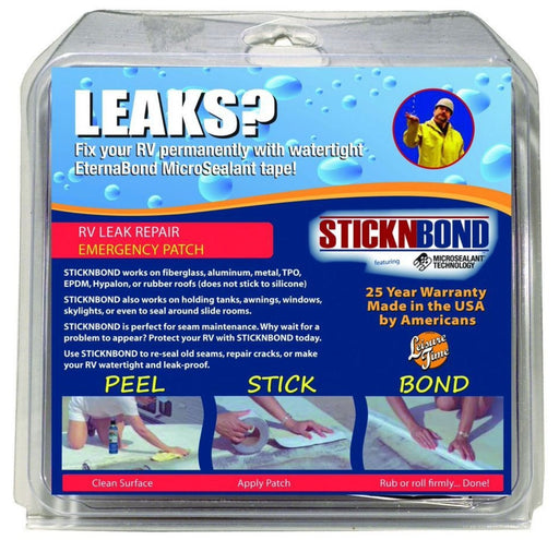 Heng's Industries 60009 STICKNBOND ™ Roof Repair Tape; 6" x 6" Patch - Young Farts RV Parts