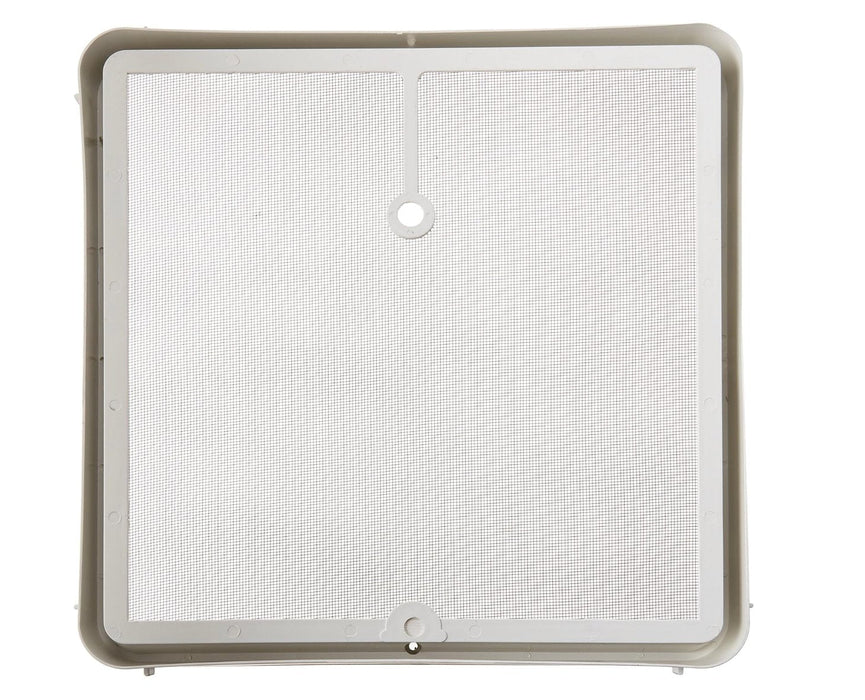 Heng's 90106-C1 Roof Vent Screen Frame with Telescopic Garnish - White