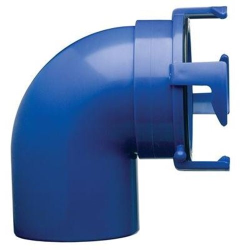 Hose Adapter 90 - Degree Blue - Young Farts RV Parts