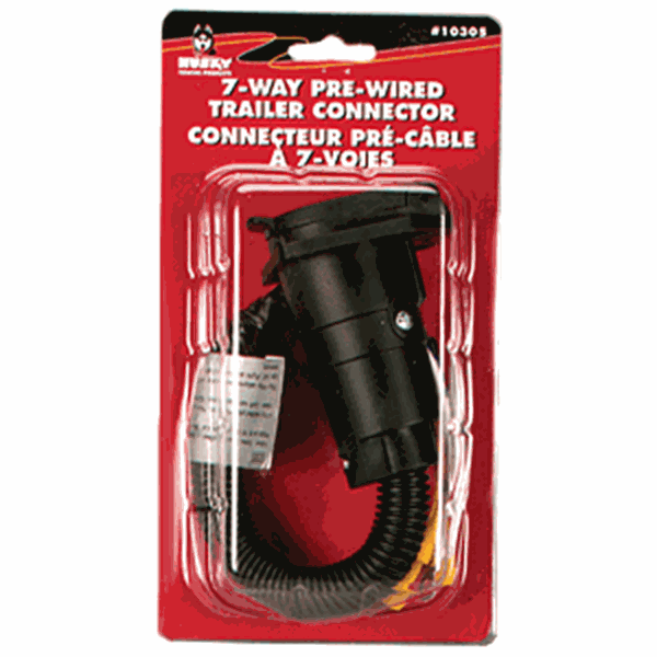 Husky Pre-Wired Plastic 7-Way Blade Connector
