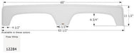 Icon Fender Skirt Coachmen Brands Including Catalina 63-1/2 Inch 11-1/2 Inch Polar White 12284 - Young Farts RV Parts