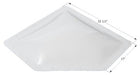 Icon Rectangular Skylight 4" Bubble Type Dome Opening 17-1/2 x 33-1/2 Smoke - 12198 - Young Farts RV Parts