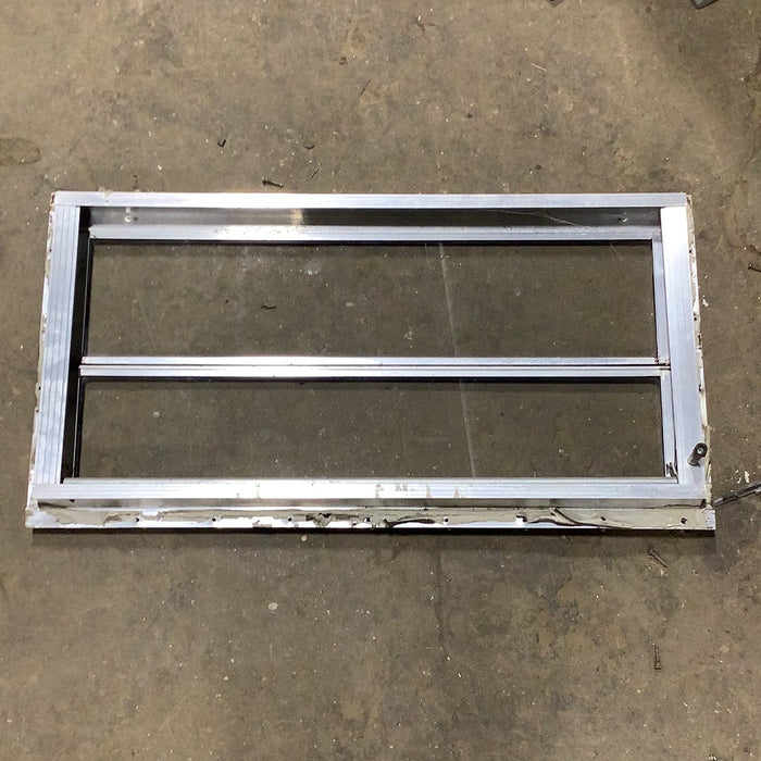 Used Silver Square Opening Window :29 5/8" X 14 7/8" X 1 1/2" D - Young Farts RV Parts