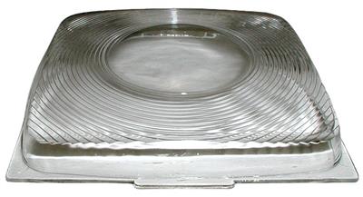 Interior Light Lens Peterson Mfg. 375-15C Replacement Lens Fits Peterson Light Series 375/ 375S/ 376S/ 377S/ 378S; Skylight Style; Clear; Snap-On - Young Farts RV Parts